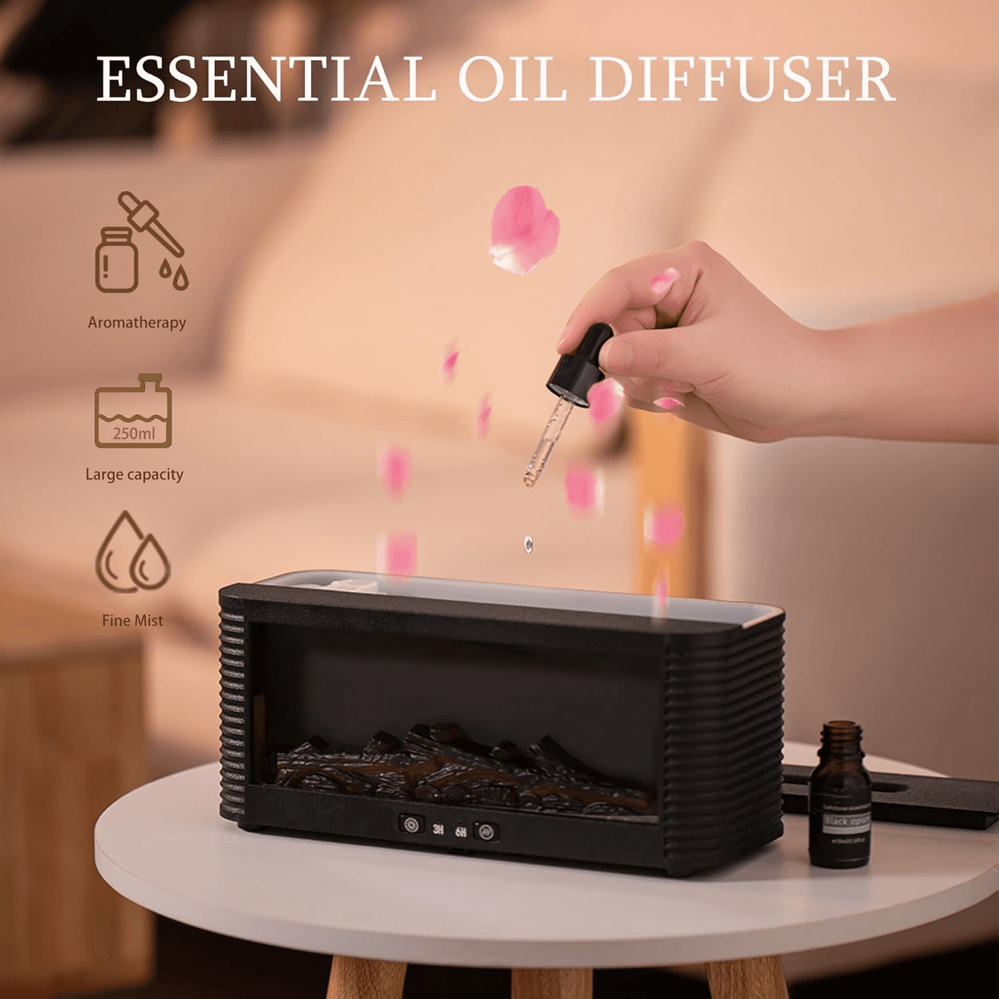 Fireplace Aroma Essential Oil Diffuser