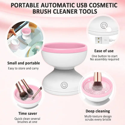 Electric Makeup Brush Cleaner Machine