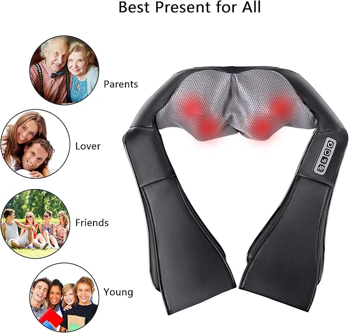 Neck Kneading Massager    Neck pain gone in 60 seconds